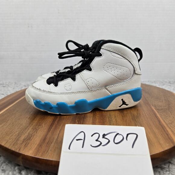 Jordan 9 Retro Powder Blue 2024 TD Athletic Daily Sneaker Toddler 10c 401812-101 - Picture 1 of 13